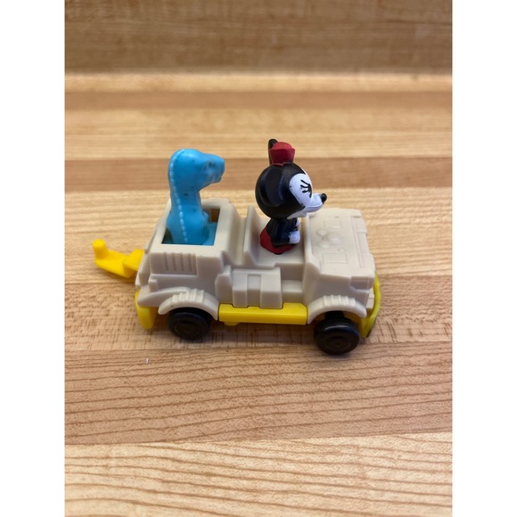 McDonalds Runaway Rail Minnie Mouse Dinosaur Attraction Toy 2020 4" Walt Disney - Picture 4 of 5